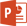 Microsoft PowerPoint icon small